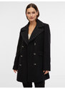 Orsay Černý dámský kabát s příměsí vlny - Dámské