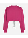 MIKINA KARL LAGERFELD JEANS KLJ RELAXED CROPPED SWEAT