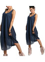 Fashionweek Nádherné módní letní bavlněné šaty BOHO ITALY A607