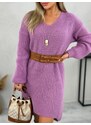 Fashionweek Dámské svetrové šaty pohodlné pletené šaty It-tisti