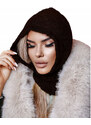 Fashionweek Dámská Zimní čepice ve stylu kukly WOOL01