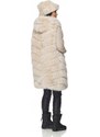Fashionweek Dámská vesta s kapucí dlouhá kožešinová vesta prémiová kvalita KARR74