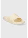 Pantofle Tommy Hilfiger TH MONOGRAM POOL SLIDE dámské, bílá barva, FW0FW06987