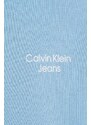 Dětská mikina Calvin Klein Jeans s kapucí, s potiskem