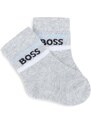Dětské ponožky BOSS 3-pack bílá barva