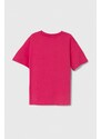 Bavlněné tričko Pinko Up růžová barva