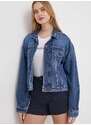 Džínová bunda Pepe Jeans dámská, přechodná, oversize