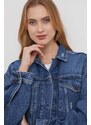 Džínová bunda Pepe Jeans dámská, přechodná, oversize