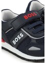 Dětské sneakers boty BOSS tmavomodrá barva