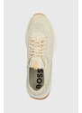Sneakers boty BOSS TTNM EVO béžová barva, 50498904