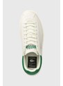Sneakers boty Lacoste Baseshot Premium Leather bílá barva, 47SMA0040