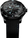 Circula Watches Černé pánské hodinky Fathers s koženým páskem Horizon Evolution All Black 40MM Automatic