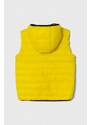 Dětská vesta United Colors of Benetton žlutá barva