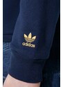 Mikina adidas Originals GRF Hoodie pánská, tmavomodrá barva, s kapucí, s potiskem, IS1419