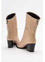 LuviShoes LAVAL Women's Beige Skin Boots