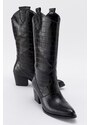 LuviShoes BARBARA Black Print Women's Boots