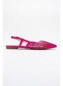 LuviShoes BRACE Women's Fuchsia Skin Sandals