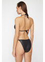 Trendyol Black Laced Brazilian Bikini Bottom