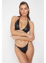 Trendyol Black Laced Brazilian Bikini Bottom