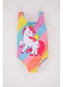 DEFACTO Baby Girl Unicorn Printed Swimwear