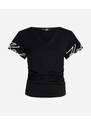 TRIČKO KARL LAGERFELD KARL SIGNATURE SLV HEM T-SHIRT