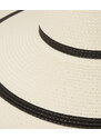 KLOBOUK KARL LAGERFELD K/SIGNATURE STRIPE SUMMER HAT