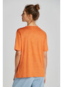 TRIČKO GANT LINEN SS T-SHIRT oranžová XXS