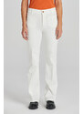 DŽÍNY GANT SLIM FLARE WHITE JEANS bílá 26