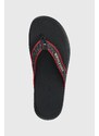 Žabky Tommy Hilfiger DUAL DENSITY TOE BEACH SANDAL pánské, tmavomodrá barva, FM0FM05015