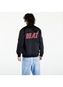 Pánský bomber Mitchell & Ness NBA Lightweight Satin Bomber Vintage Logo Heat Black