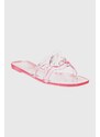 Pantofle Karl Lagerfeld JELLY dámské, růžová barva, KL80008T