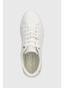 Kožené sneakers boty Tommy Hilfiger CHIC HW COURT SNEAKER bílá barva, FW0FW07813