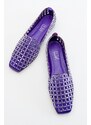LuviShoes Hoof Purple Women's Flats