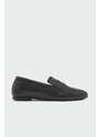 LuviShoes Peak Black Skin Women's Loafers