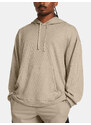 Under Armour Mikina UA Rival Waffle Hoodie-BRN - Pánské