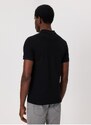 Lee Cooper Men's Black Polo T-shirt 232 Lcm 242048 Twins Black