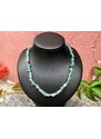 Svět minerálů Apatit zelený náhrdelník - 45 cm