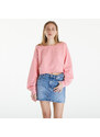 Tommy Hilfiger Dámská mikina Tommy Jeans Cropped Off Shoulder Sweatshirt Pink