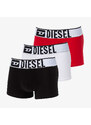 Boxerky Diesel Umbx-Damienthreepack-XL Logo Boxer 3-Pack White/ Red/ Black