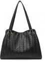 Miss Lulu Kabelka s pouzdrem Embossed Black