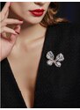 Éternelle Luxusní brož se zirkony Eleonora - motýl