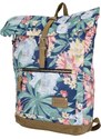 Enrico Benetti Santiago 15" Notebook Backpack Dark Blue Floral