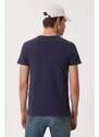 Lee Cooper Twingos 3 Men's Pique O Neck T-Shirt Navy Blue