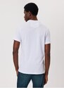 Lee Cooper Men's White Polo T-shirt 232 Lcm 242048 Twins White