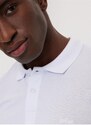 Lee Cooper Men's White Polo T-shirt 232 Lcm 242048 Twins White