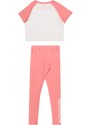 Calvin Klein Underwear Pyžamo 'Intense Power' pink / růžová / bílá