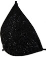 Trendyol Black Triangle Stone Regular Bikini Set