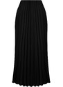 Trendyol Black Pleated Knitted Skirt