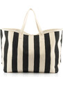 TAŠKA GANT STRIPED CANVAS BEACH BAG černá None