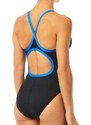 Dámské plavky Tyr Hexa Diamondfit Black/Blue 3XS - UK26